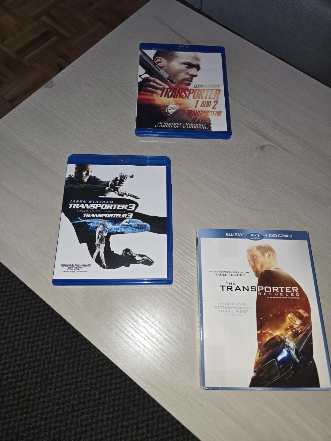Transporter 1, 2, 3 & Refueled Blu-ray Bundle