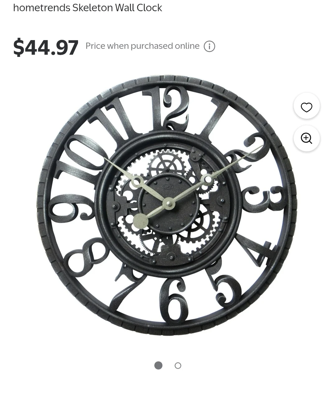 Industrial Style Wall Clock - photo 3