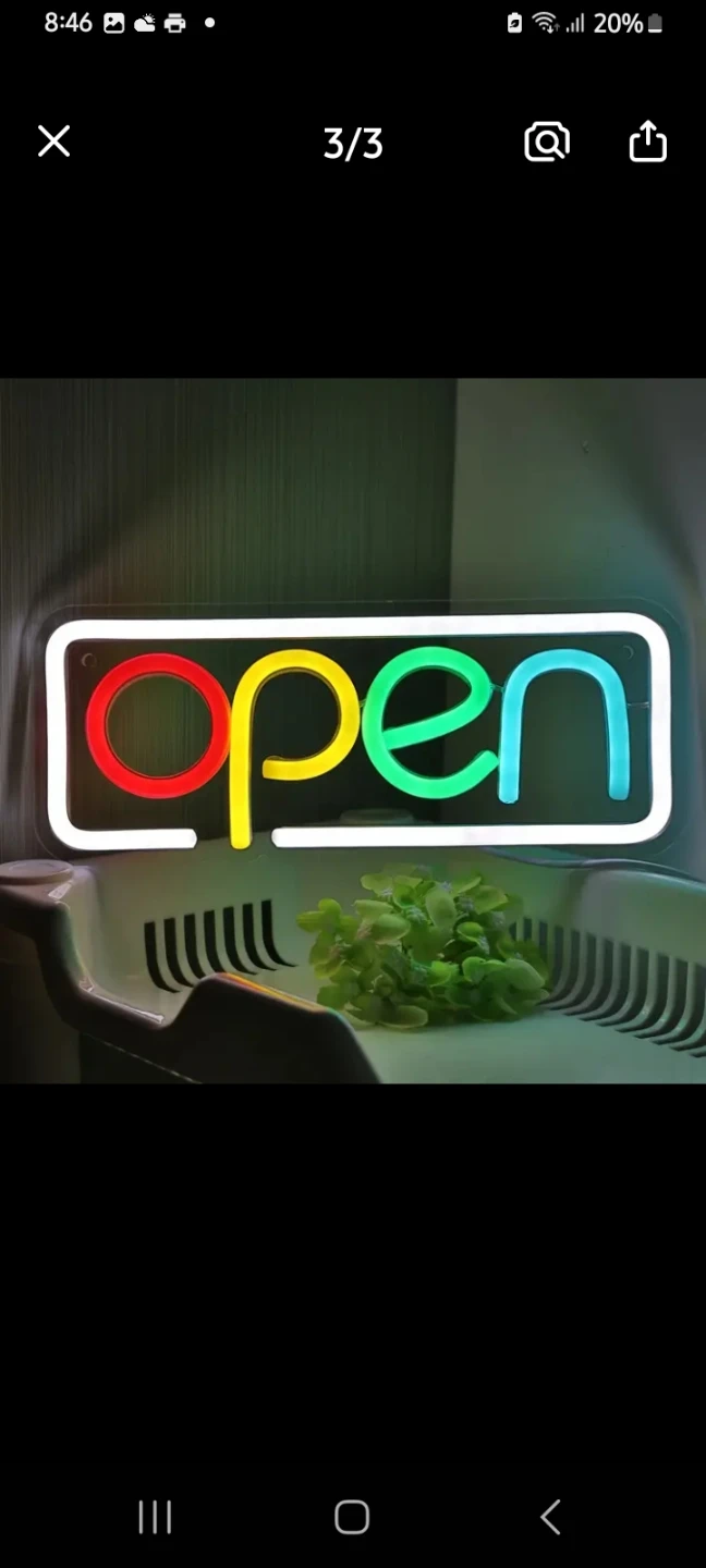 Neon  LED OPEN Welcome Sign - photo 2