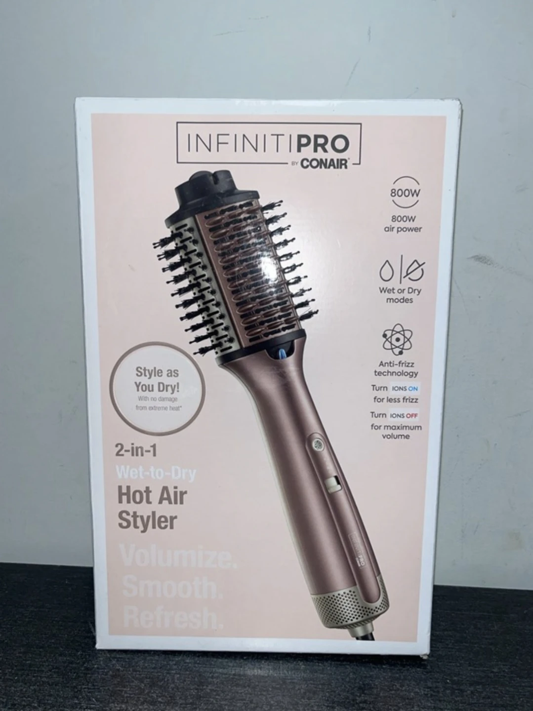 INFINITIPRO by Conair 2-in-1 Wet-to-Dry Hot Air Styler - photo 2
