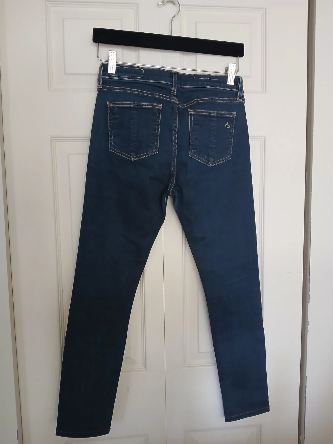 RAG & BONE high rise dark skinny jeans, size 27 - photo 4