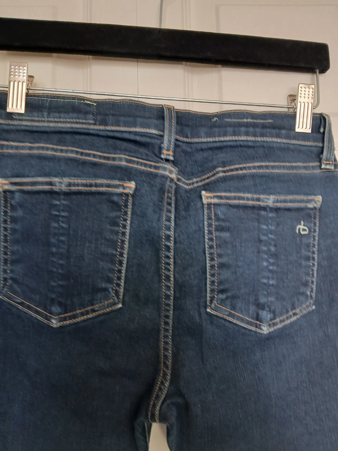 RAG & BONE high rise dark skinny jeans, size 27 - photo 5