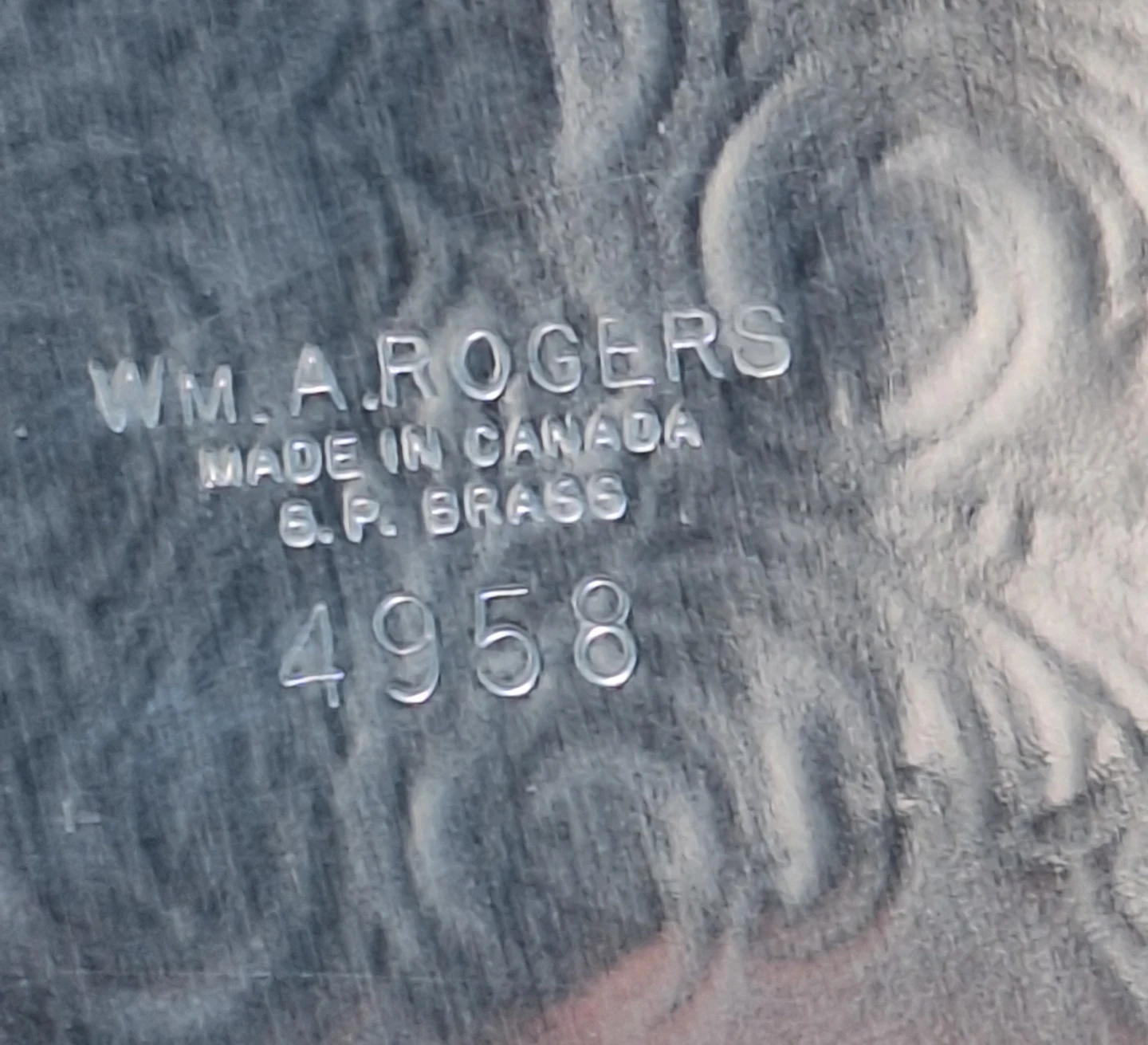 Vintage Wm. A. Rogers Silver Plated Serving Tray - photo 3