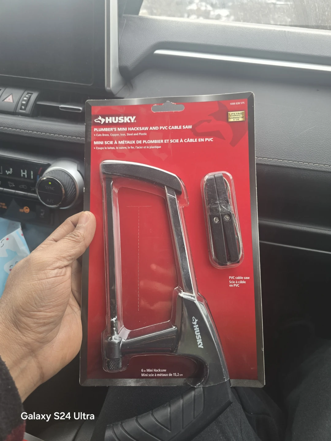 Husky Plumber's Mini Hacksaw and PVC Cable Saw