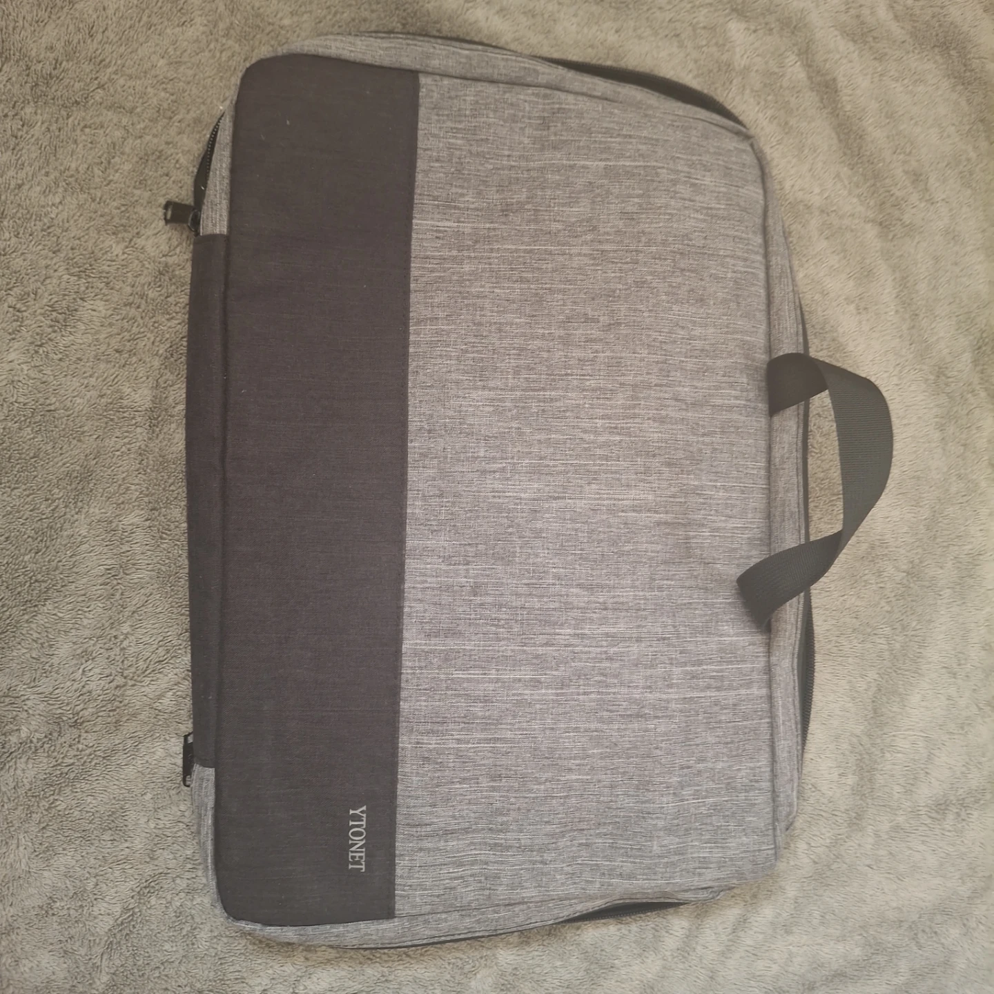 YTONET Grey Tech Laptop Bag