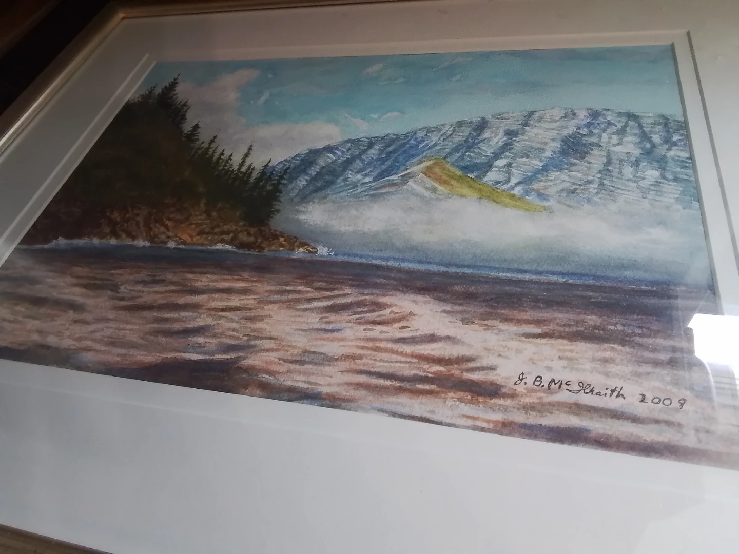 Watercolor Painting J.B. McWraith 2009, 20x16" - photo 2