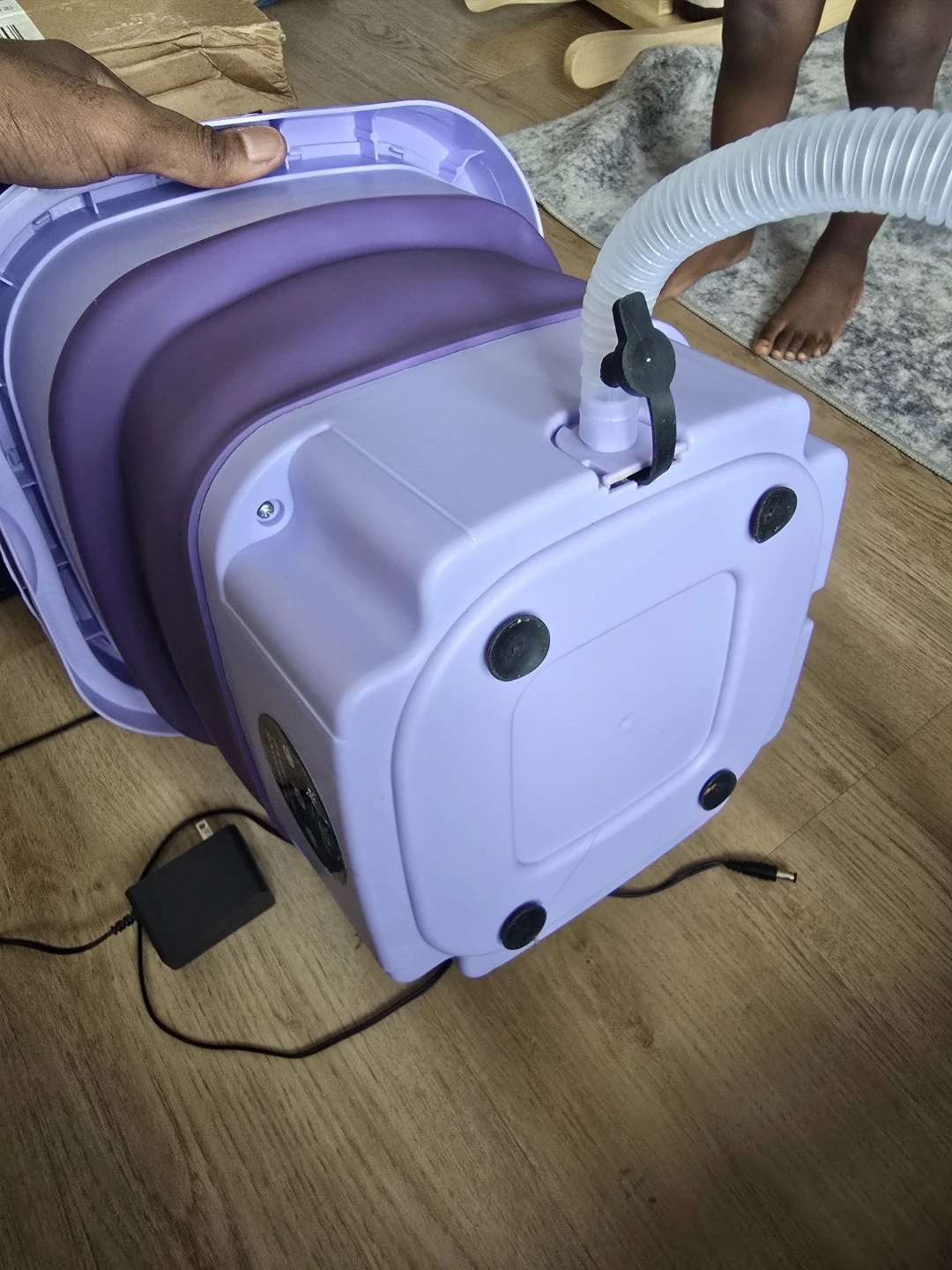 Compact Folding Washing Machine - Purple - photo 4