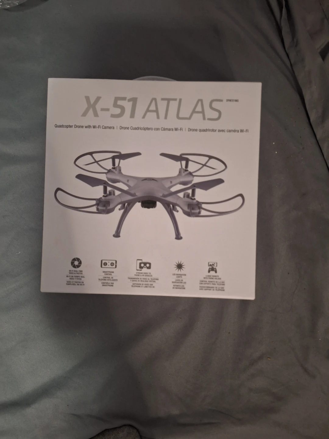 X-51 ATLAS Quadcopter Drone with Wi-Fi Camera