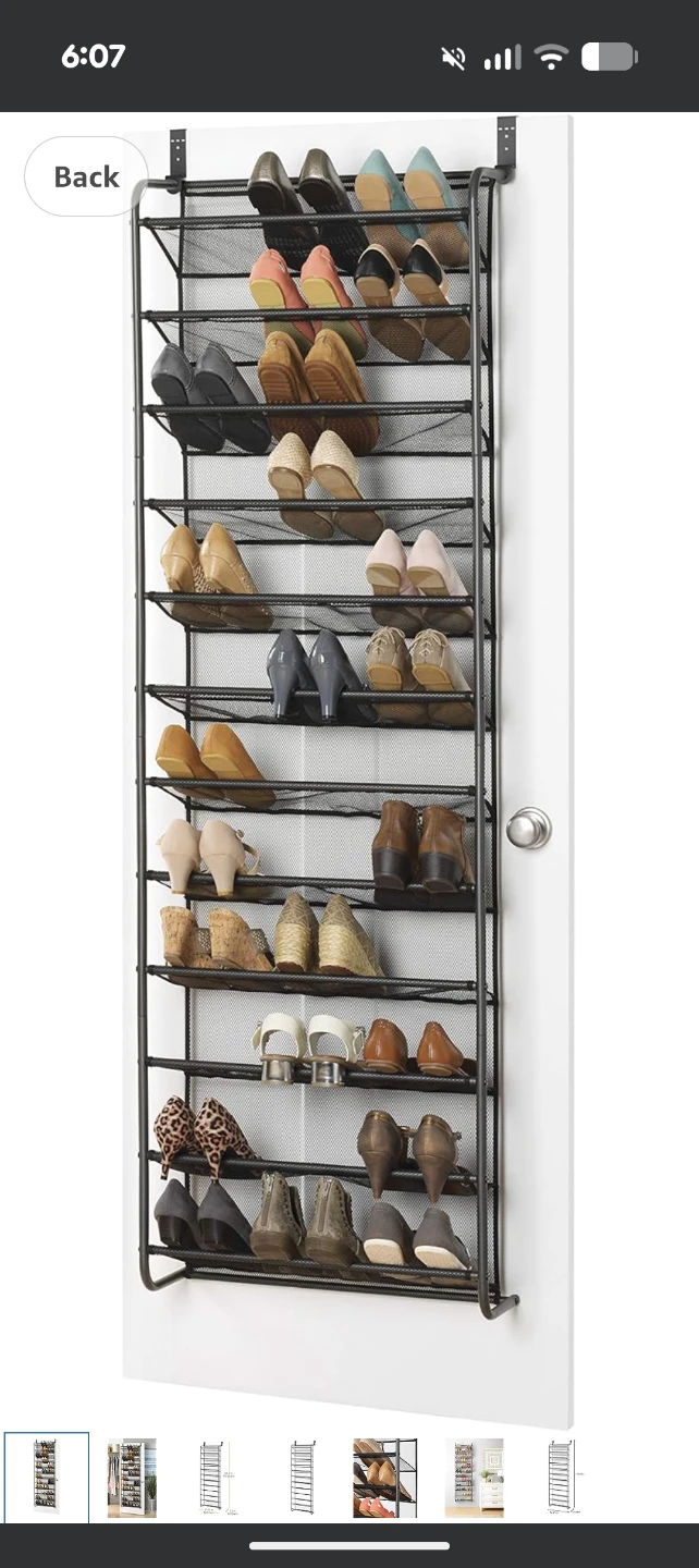 Over-the-Door Shoe Organizer Rack - photo 4