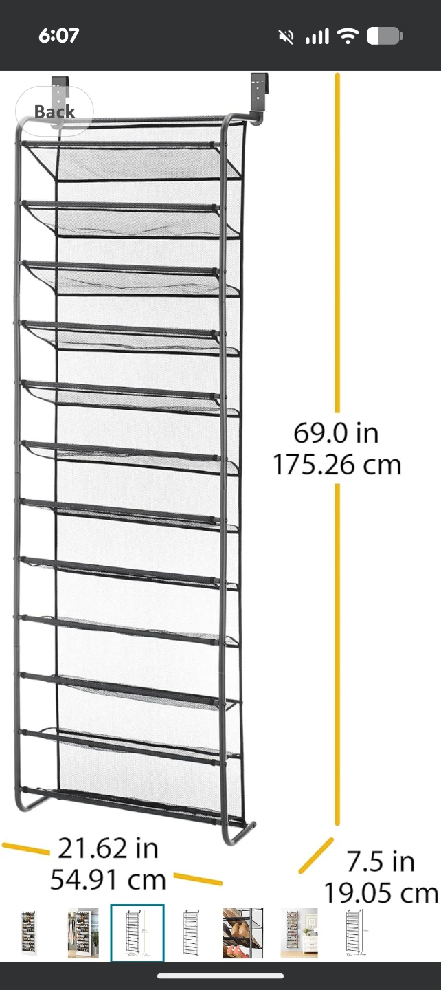 Over-the-Door Shoe Organizer Rack - photo 5