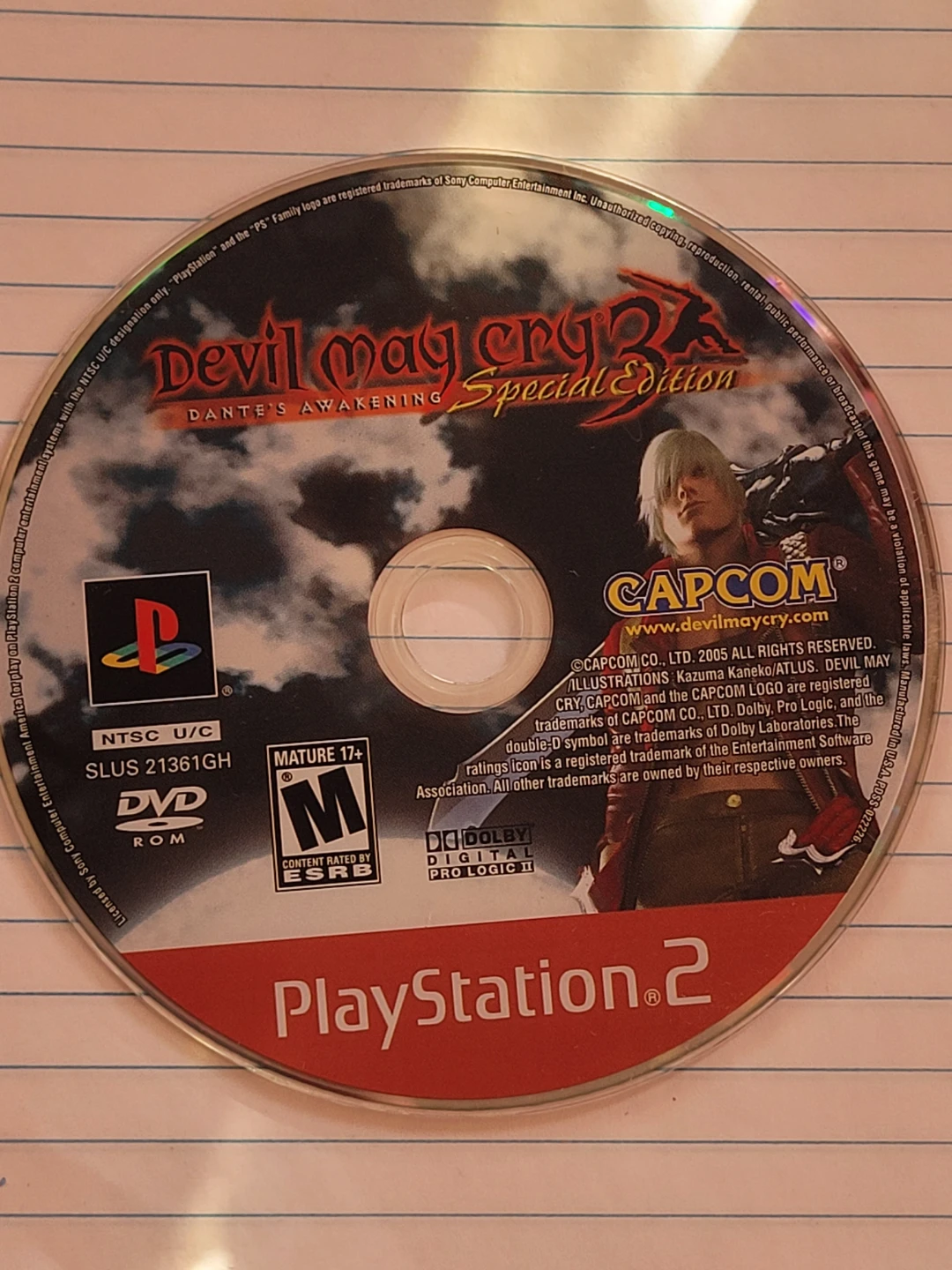 Devil May Cry 3: Dante's Awakening Special Edition PlayStation 2