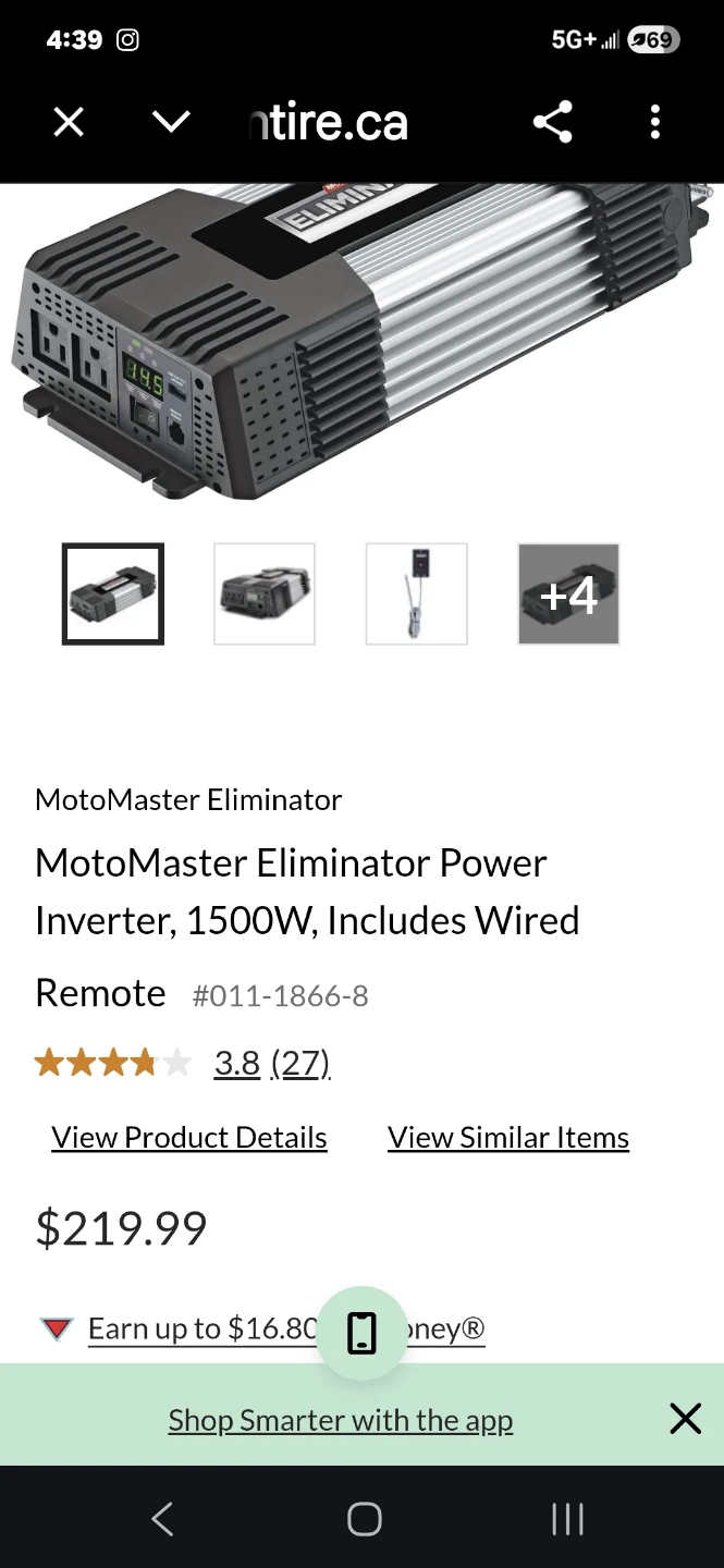 MotoMaster Eliminator 1500W Digital Power Inverter - photo 3