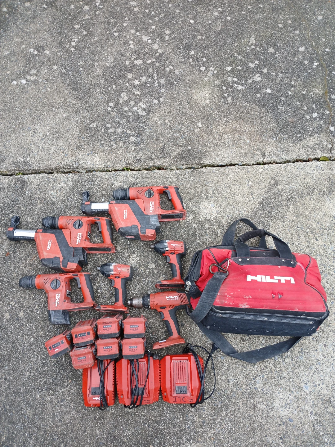 Hilti 22V Tool Lot – Contractor Bundle