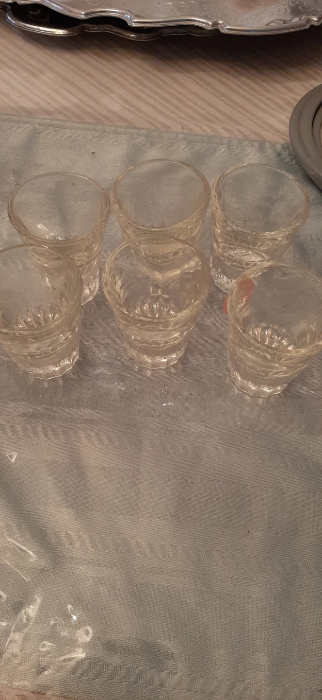 Vintage Federal shot glasses. 10 available