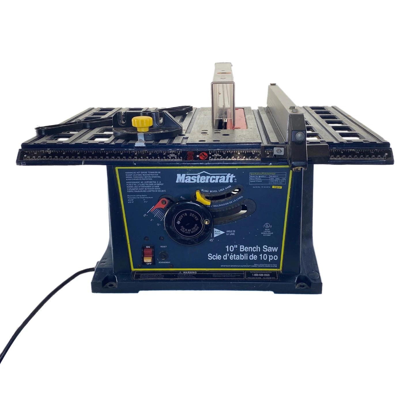 Mastercraft 10" Bench Saw