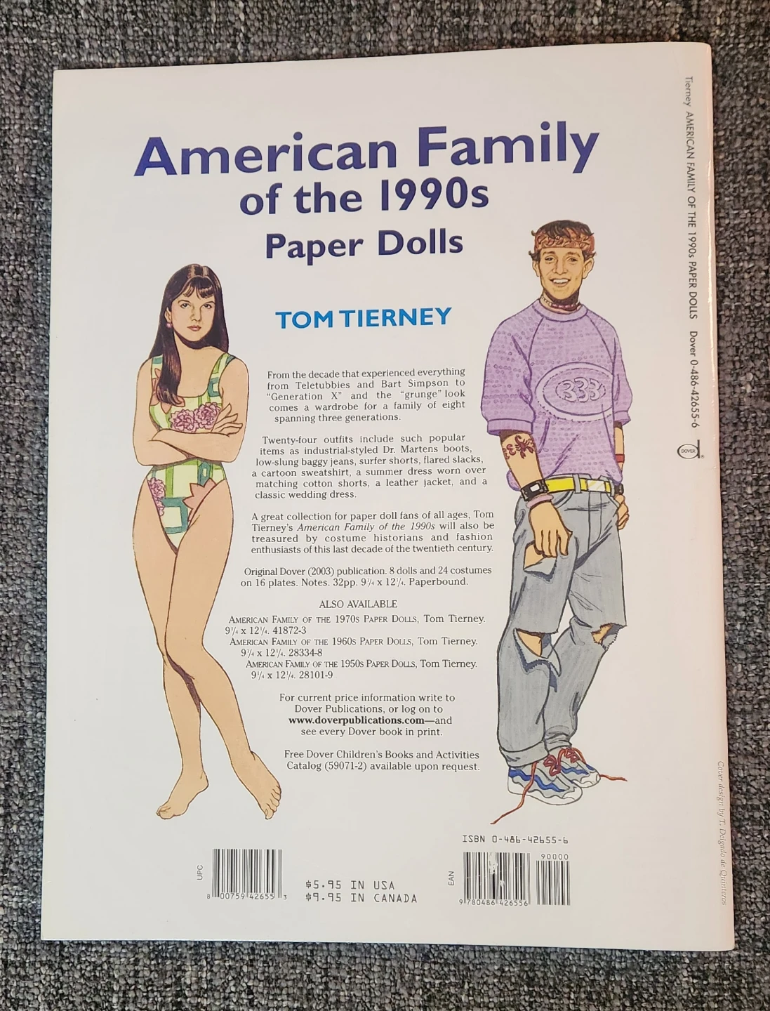 American Family Of The 1990's Paper Doll Book - photo 2