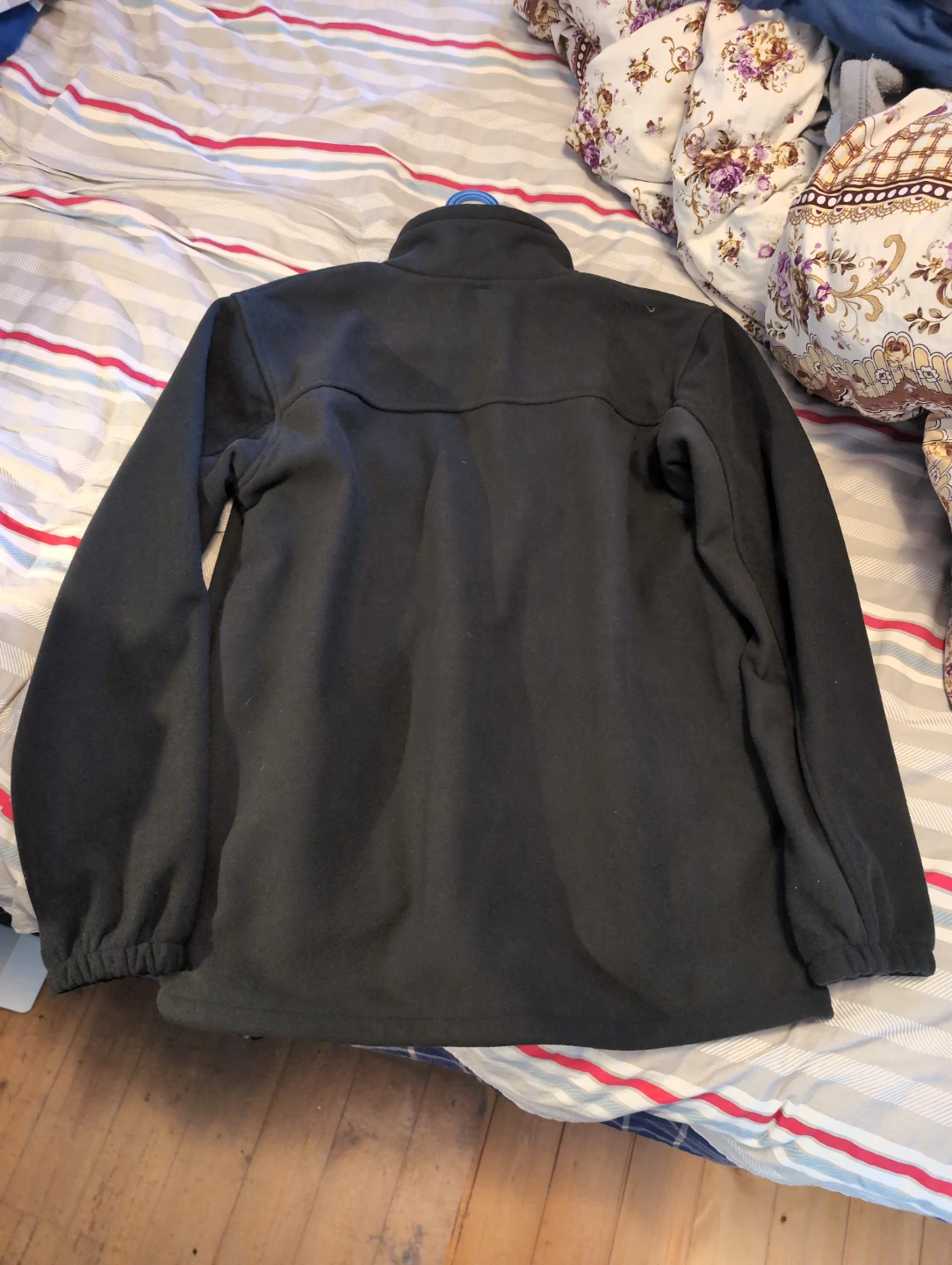 Black Fleece Jacket XXL Asia size/ fits Med/Large - photo 2