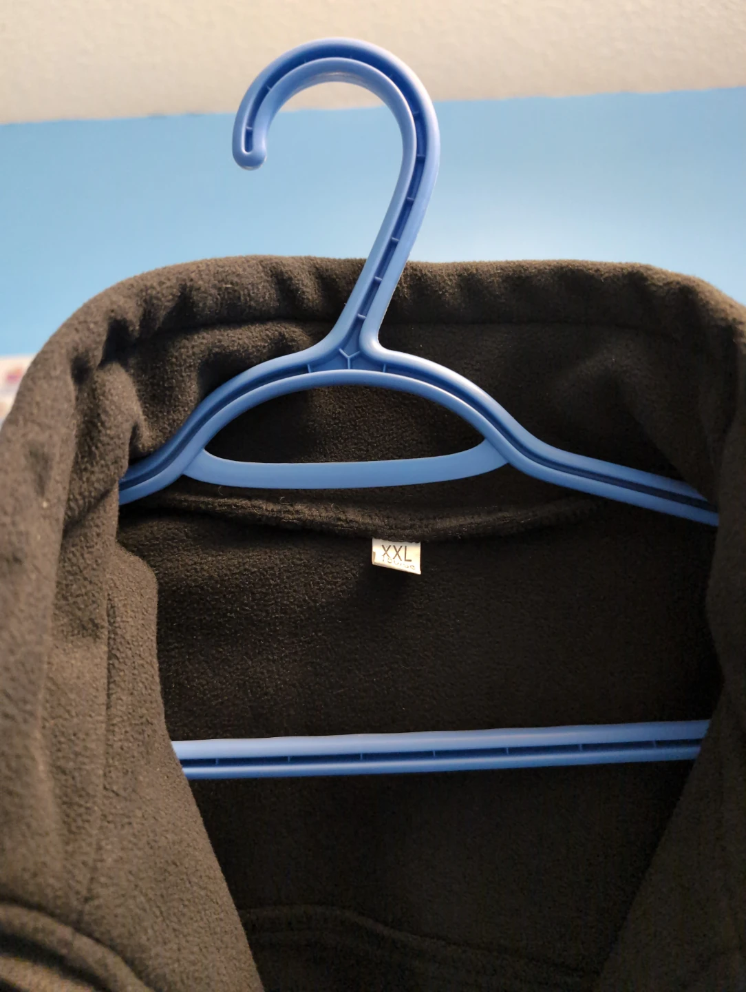 Black Fleece Jacket XXL Asia size/ fits Med/Large - photo 3