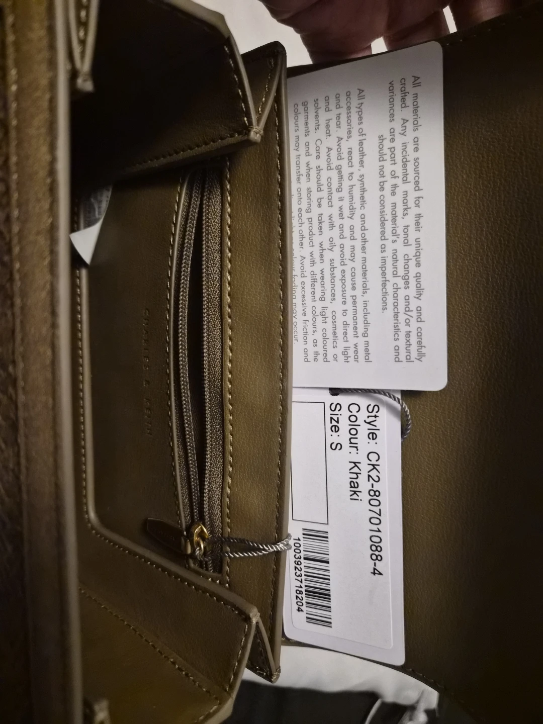 Charles & Keith Khaki Small Shoulder Bag - photo 4