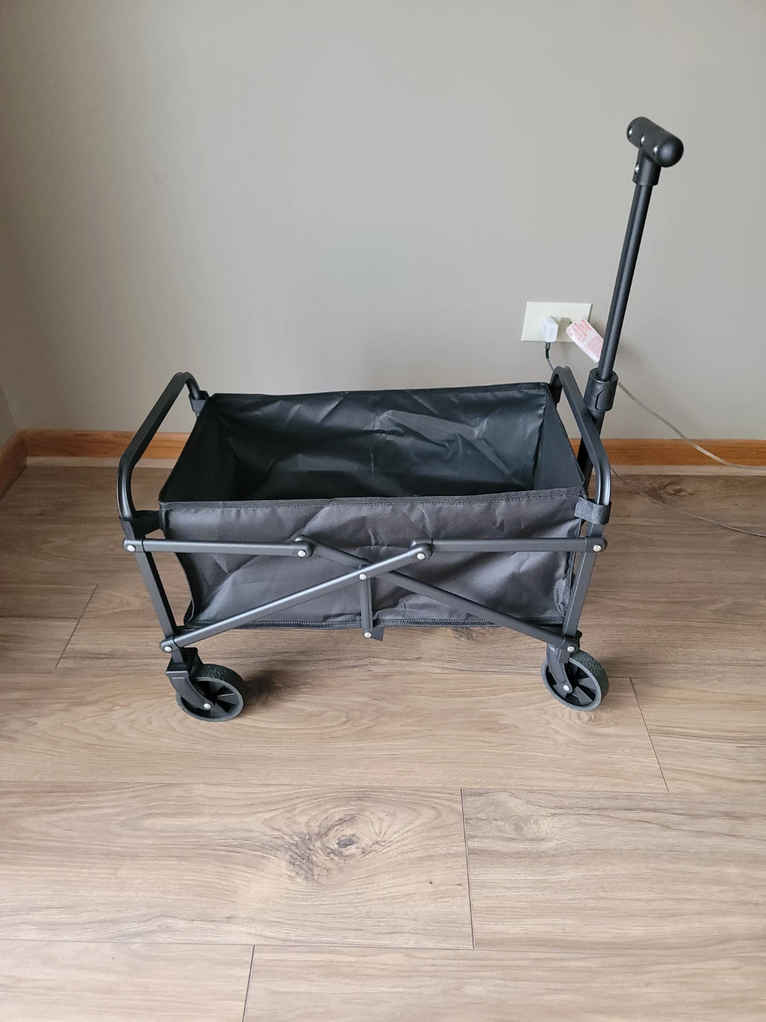Black Folding Wagon New Never used