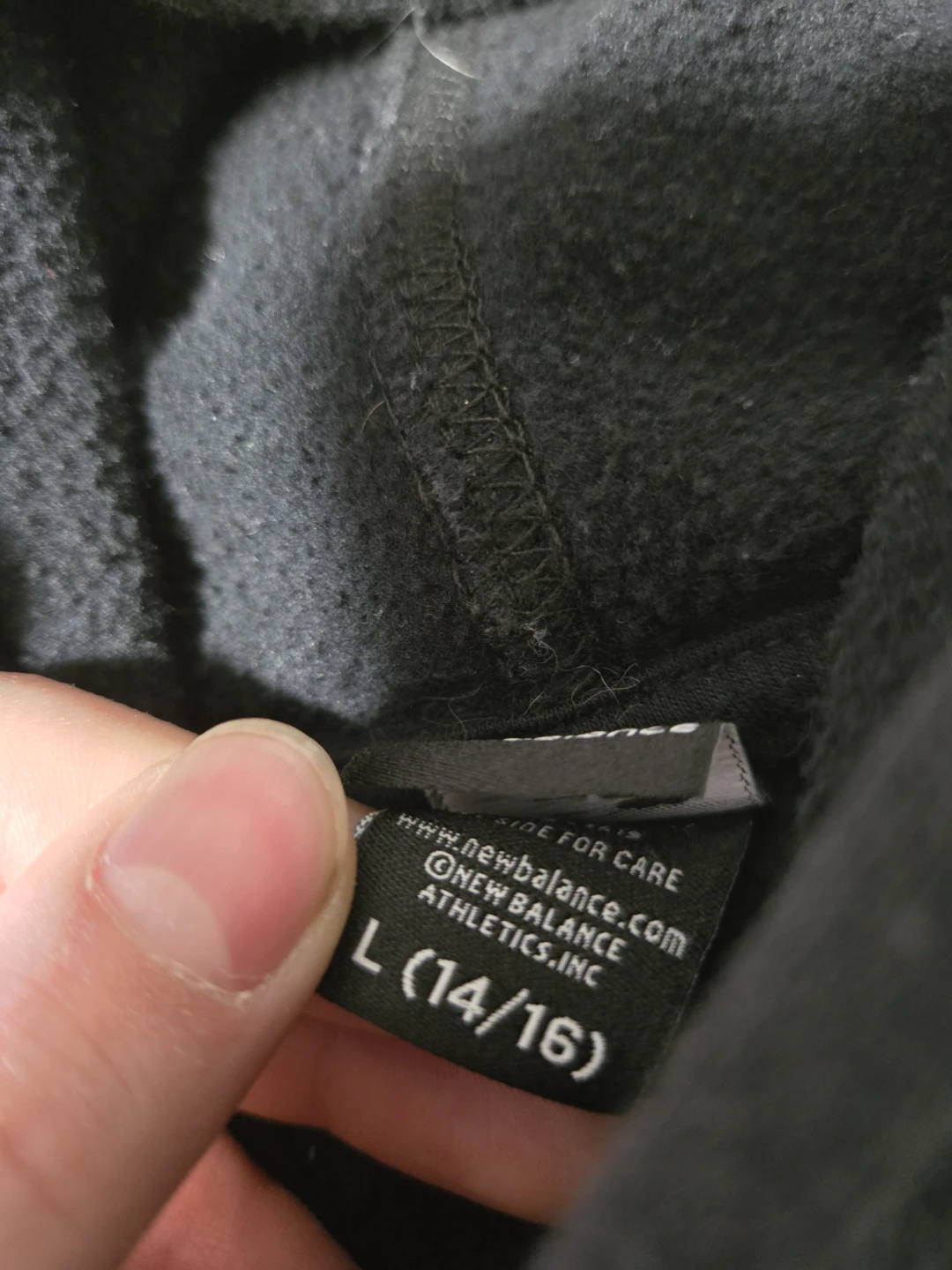 New Balance Hoodie Youth Size L (14/16) Black - photo 3