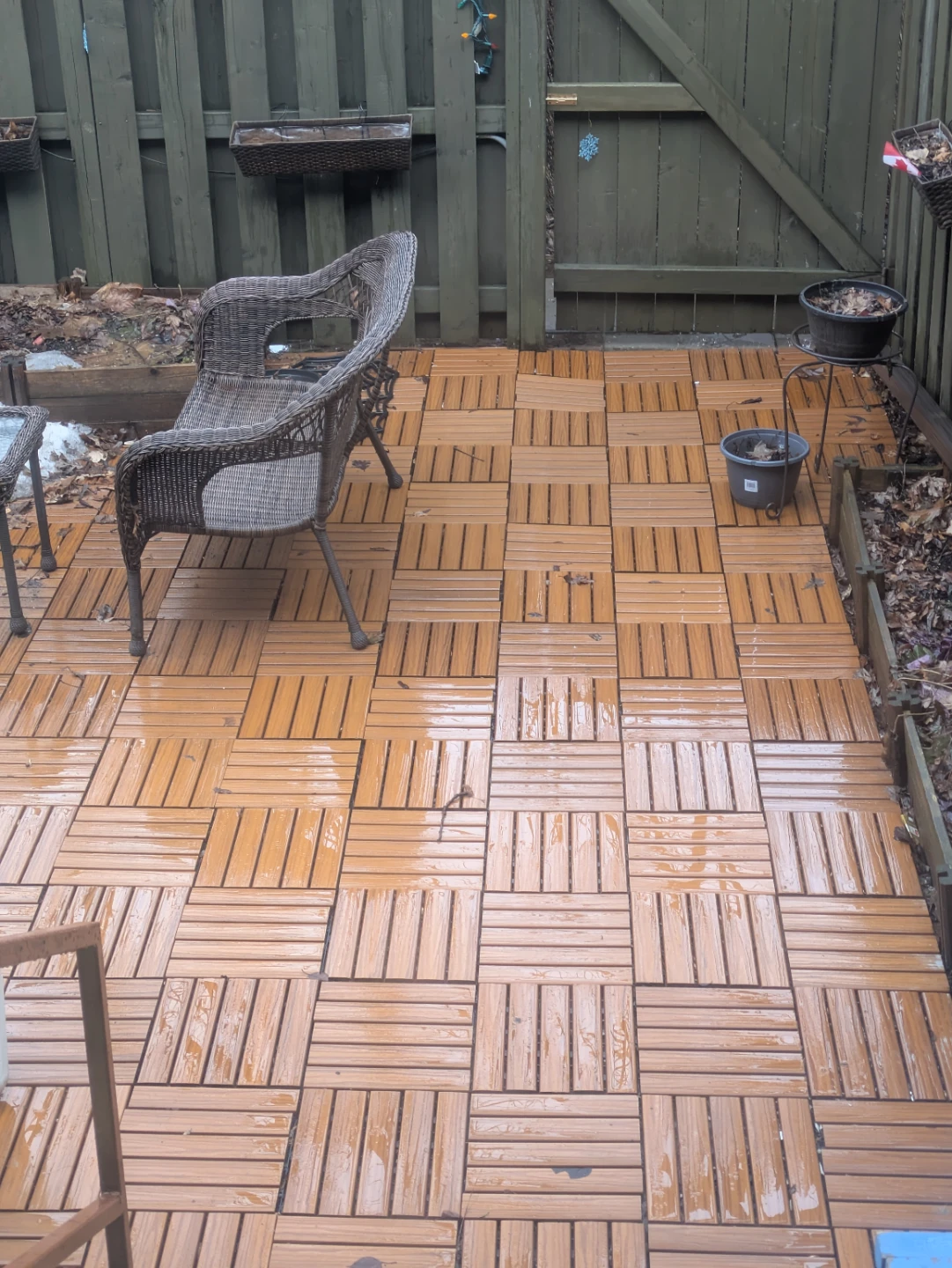 Aura deck tile with transition - Honey Teak - photo 4