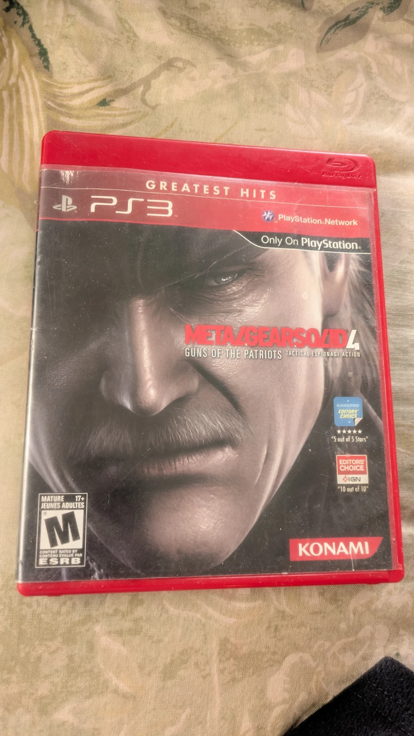 Metal Gear Solid 4: Guns of the Patriots PS3 Greatest Hits