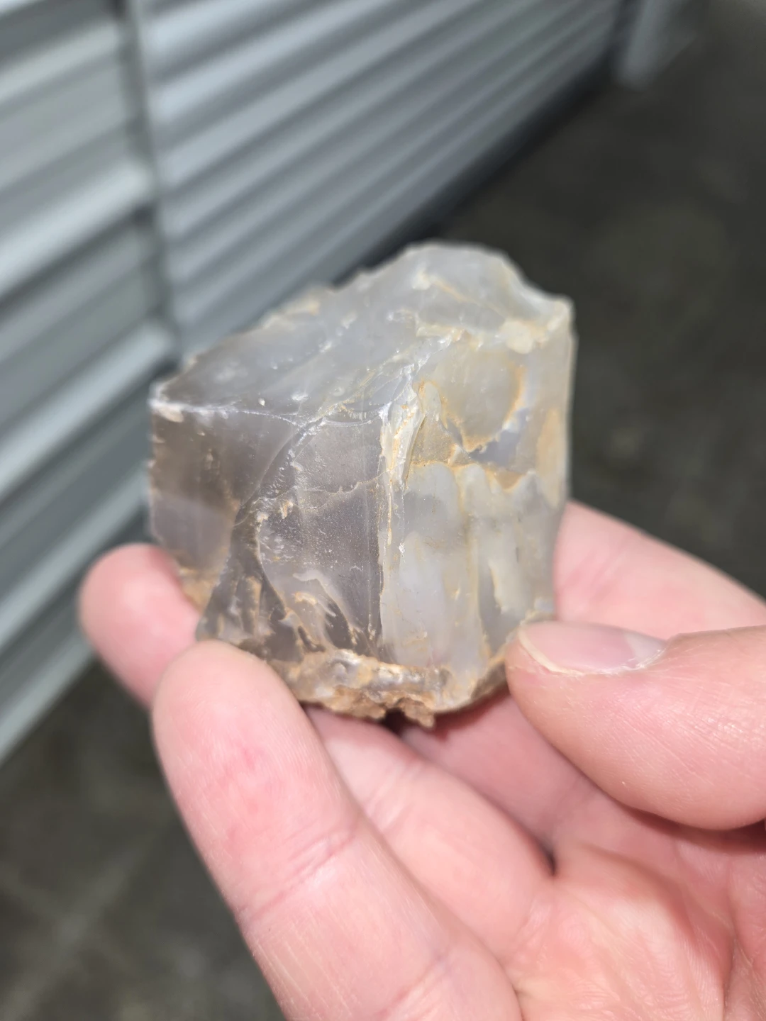 Natural Agate Stone-glows under light-keeps bad energy away