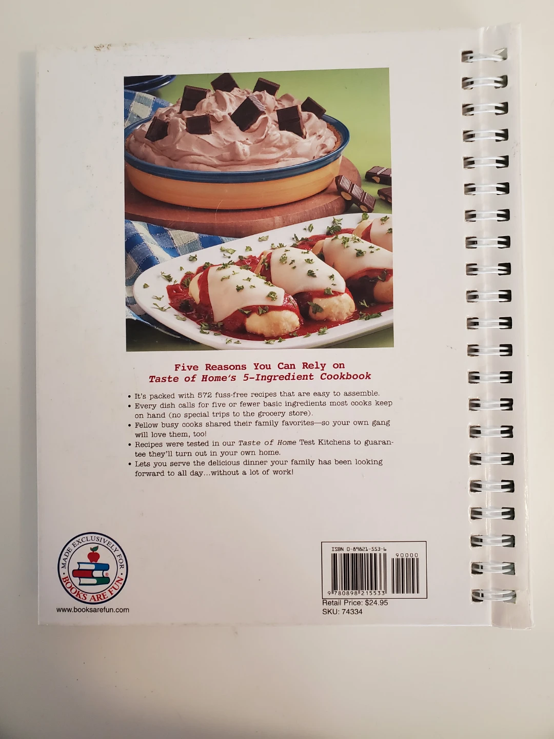 5-Ingredient Cookbook -Taste of Home. - photo 2
