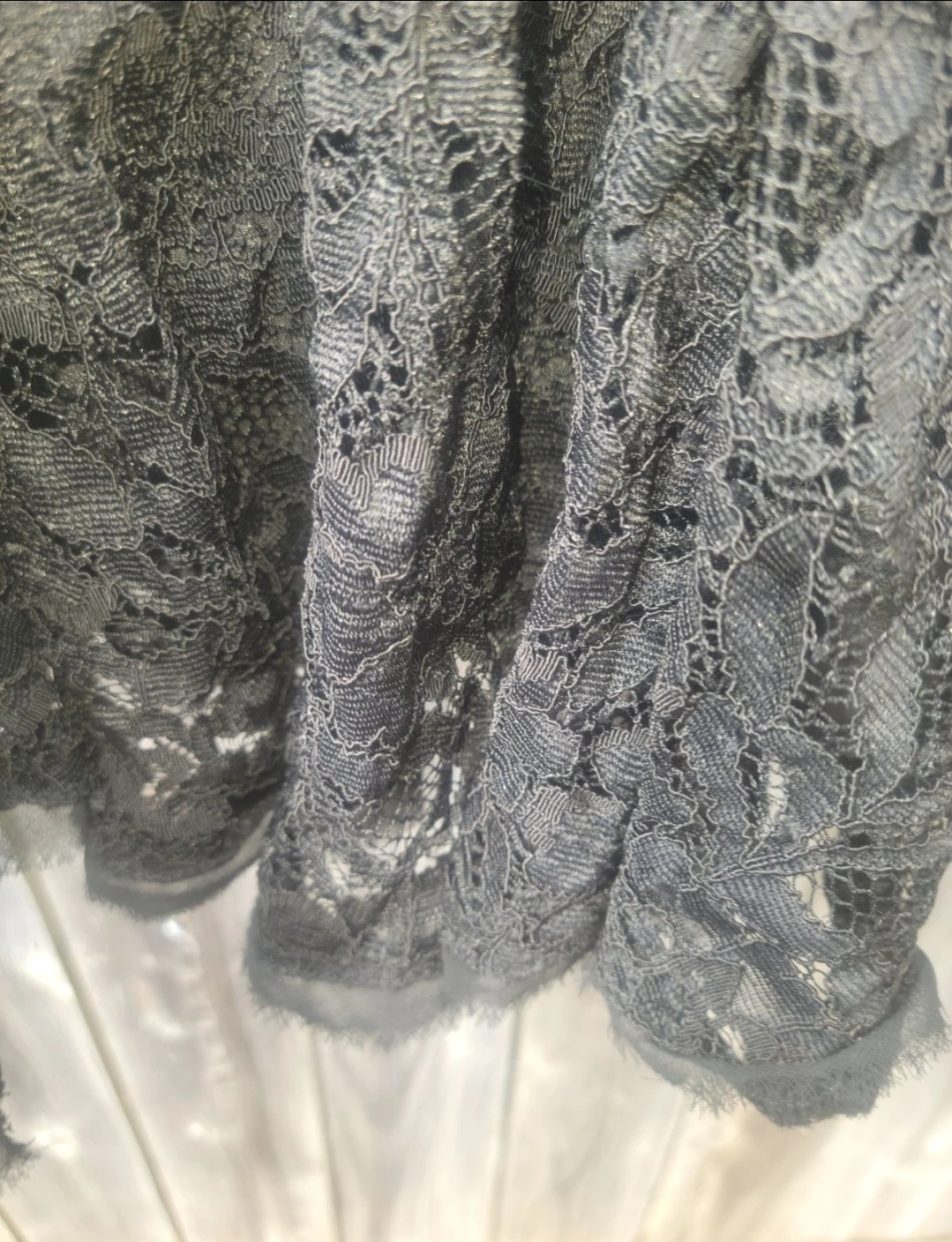 Black Lace Mini Dress - photo 3