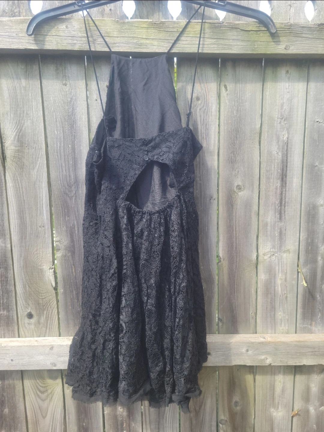 Black Lace Mini Dress - photo 5