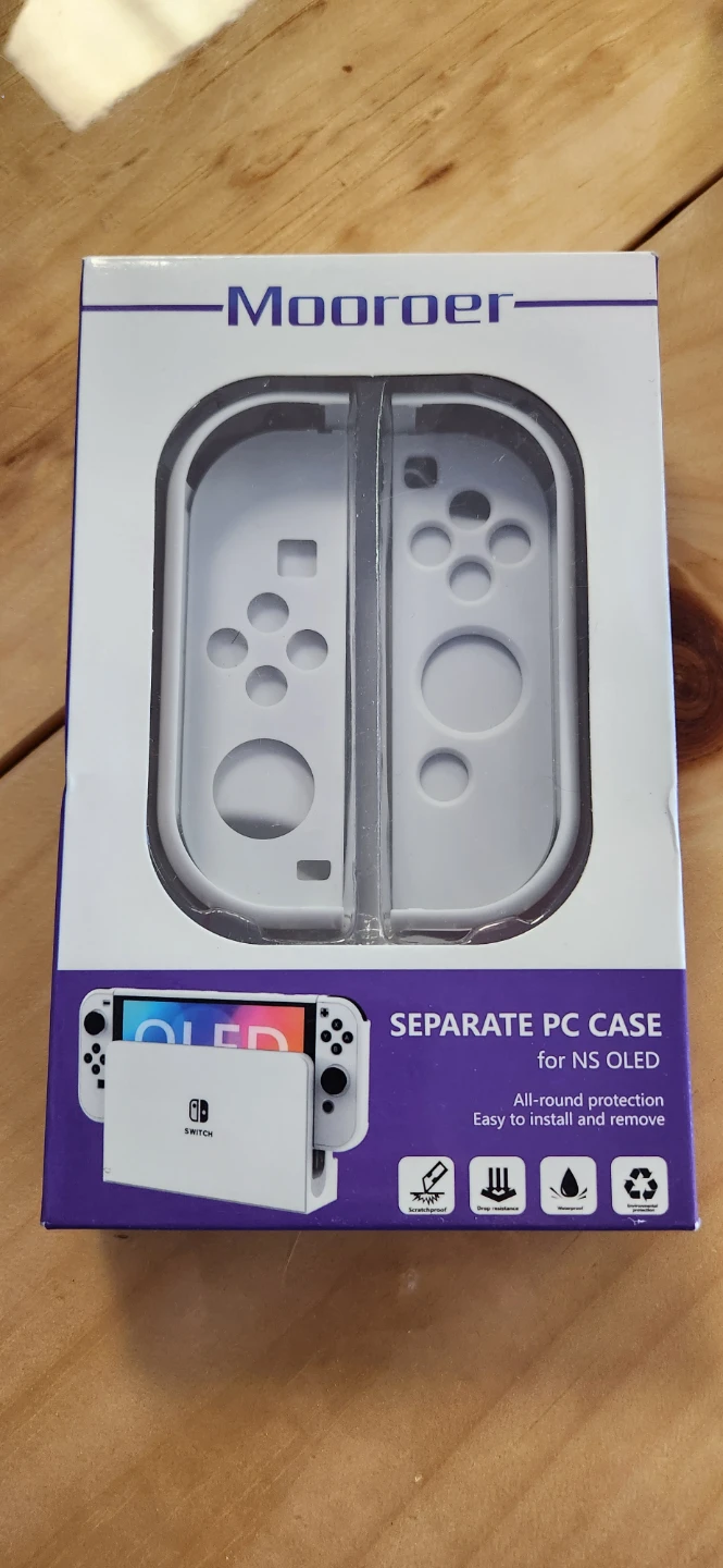 Moroer Clear Protective Case for Nintendo Switch OLED