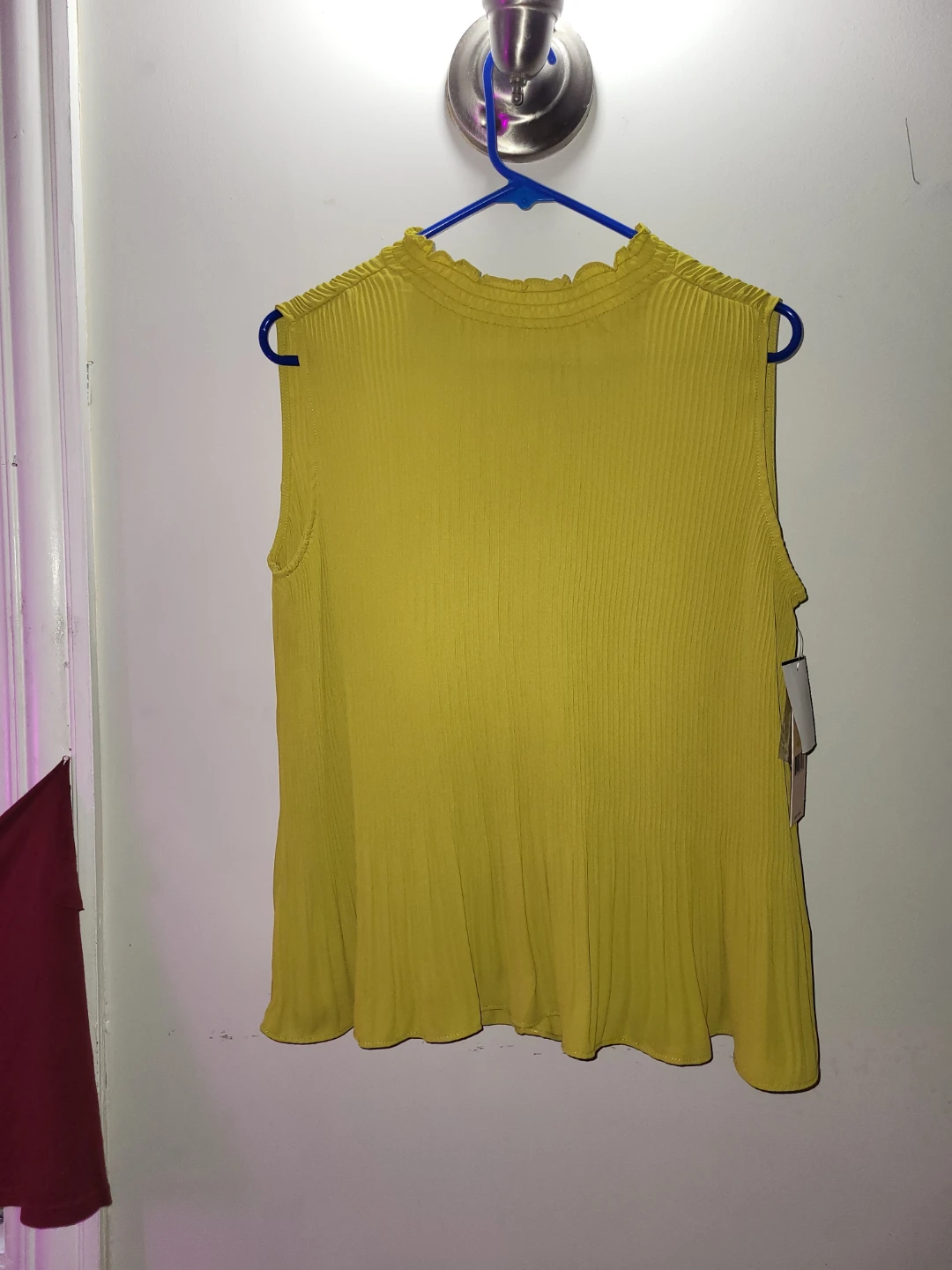 Women's Sleeveless Pleated Top - photo 4