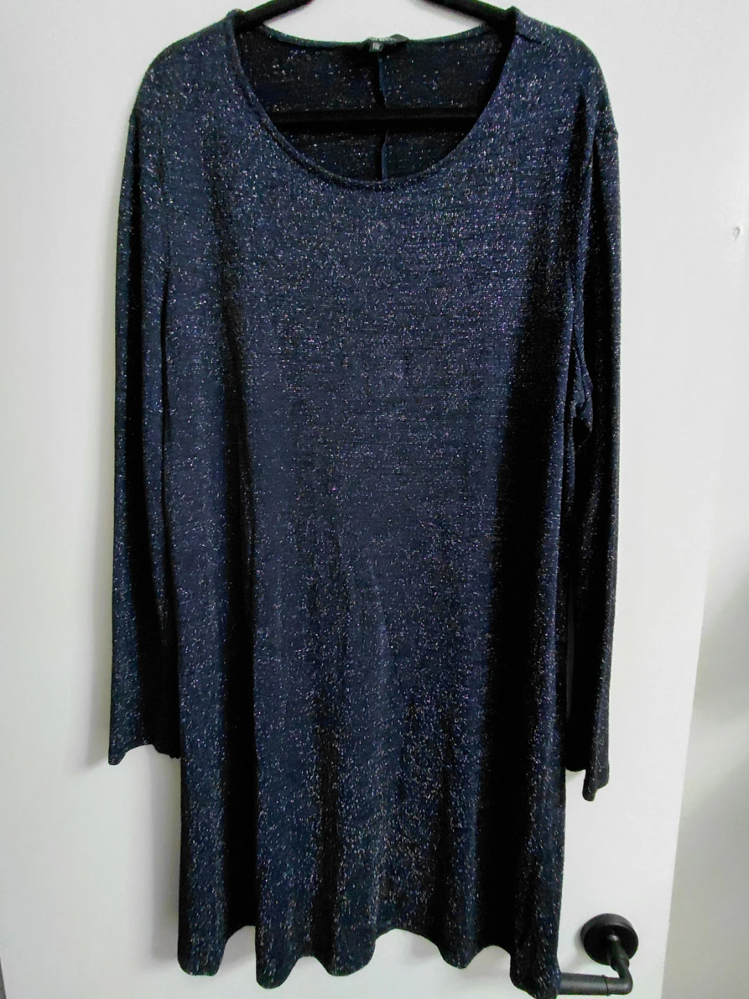 George Women's Sparkle Long Sleeve Tunic Top Size XXL