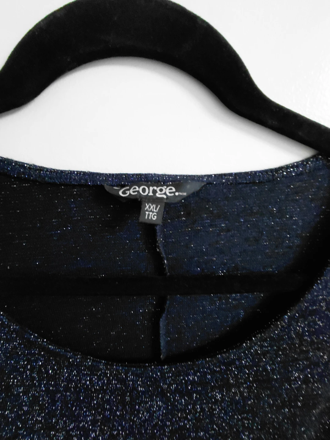 George Women's Sparkle Long Sleeve Tunic Top Size XXL - photo 4