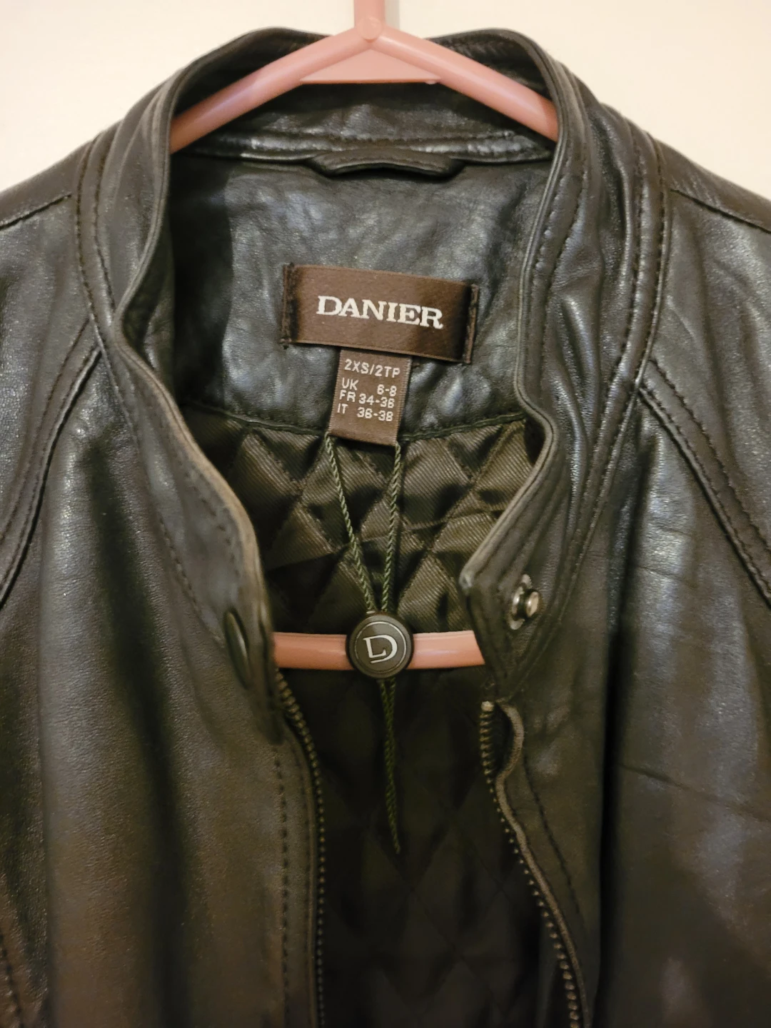 DANIEL Leather Jacket - Women's Size 2XS/2TP - photo 2