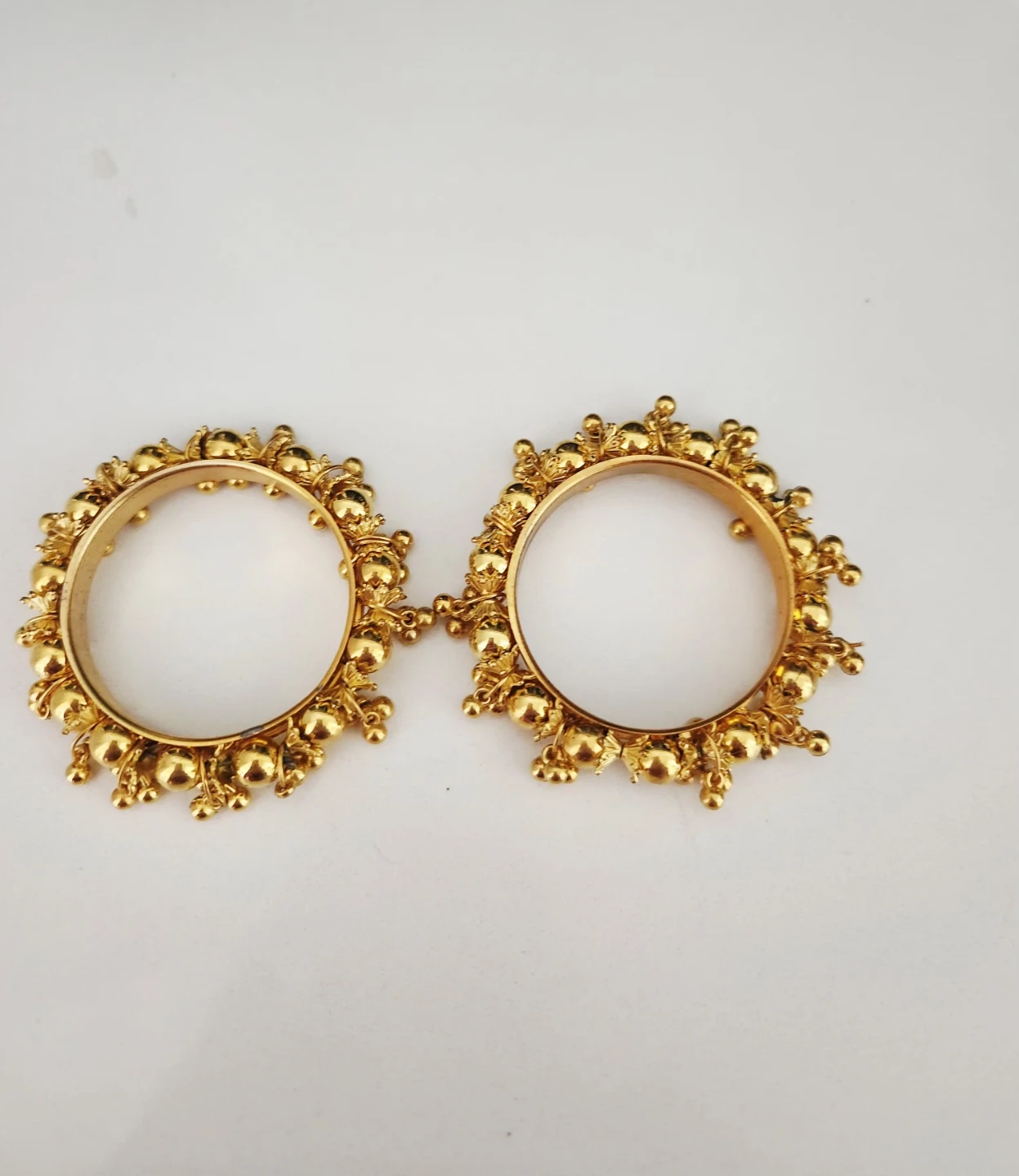 Gold Tone Decorative Bangles (Set of 2)girls 4-6 - photo 3