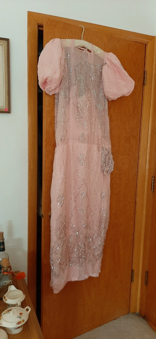 Vintage Alyce Designs Pink Gown Size 14