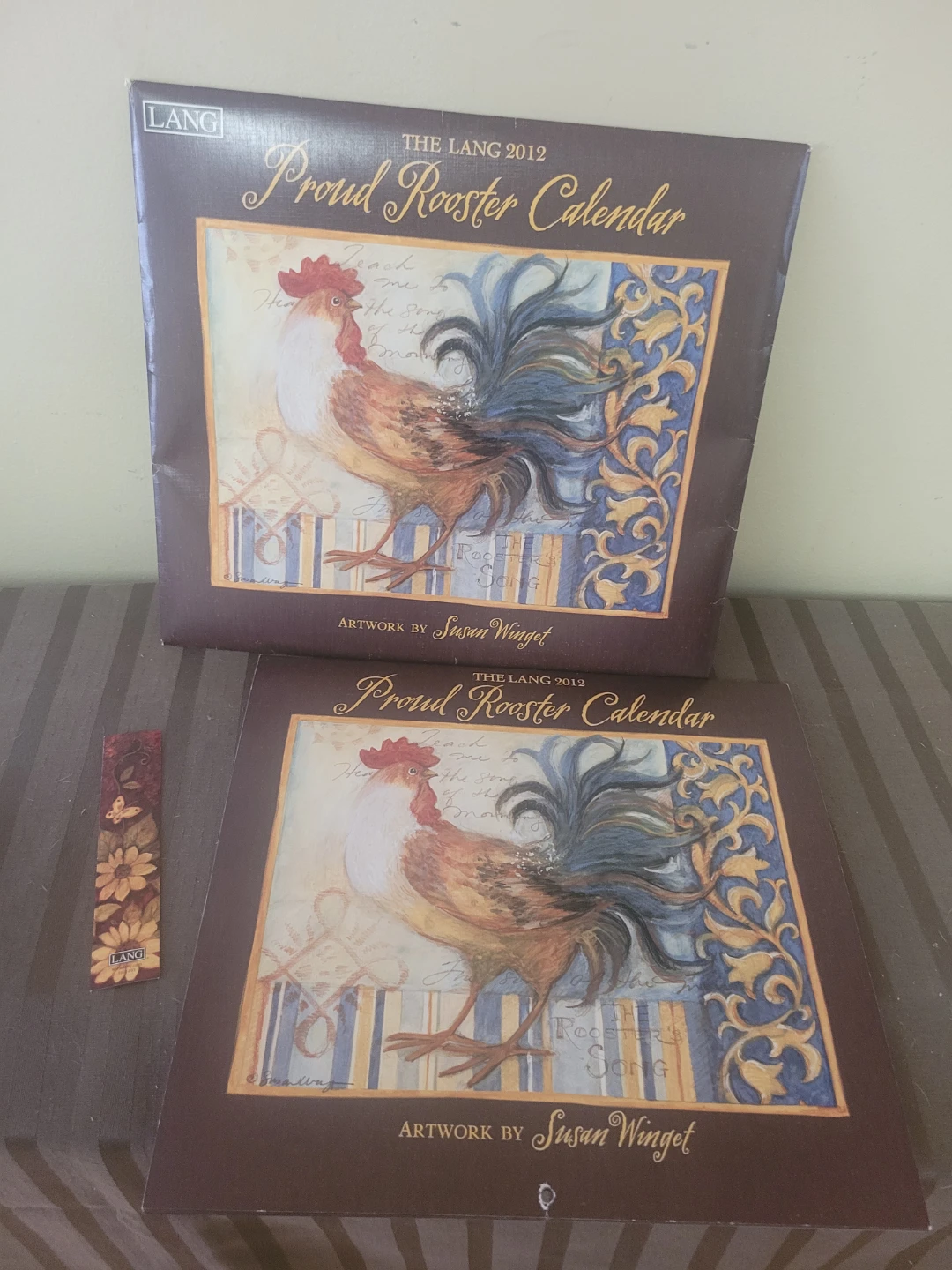 LANG 2012 Proud Rooster Wall Calendar Artwork by SUSAN WINGET