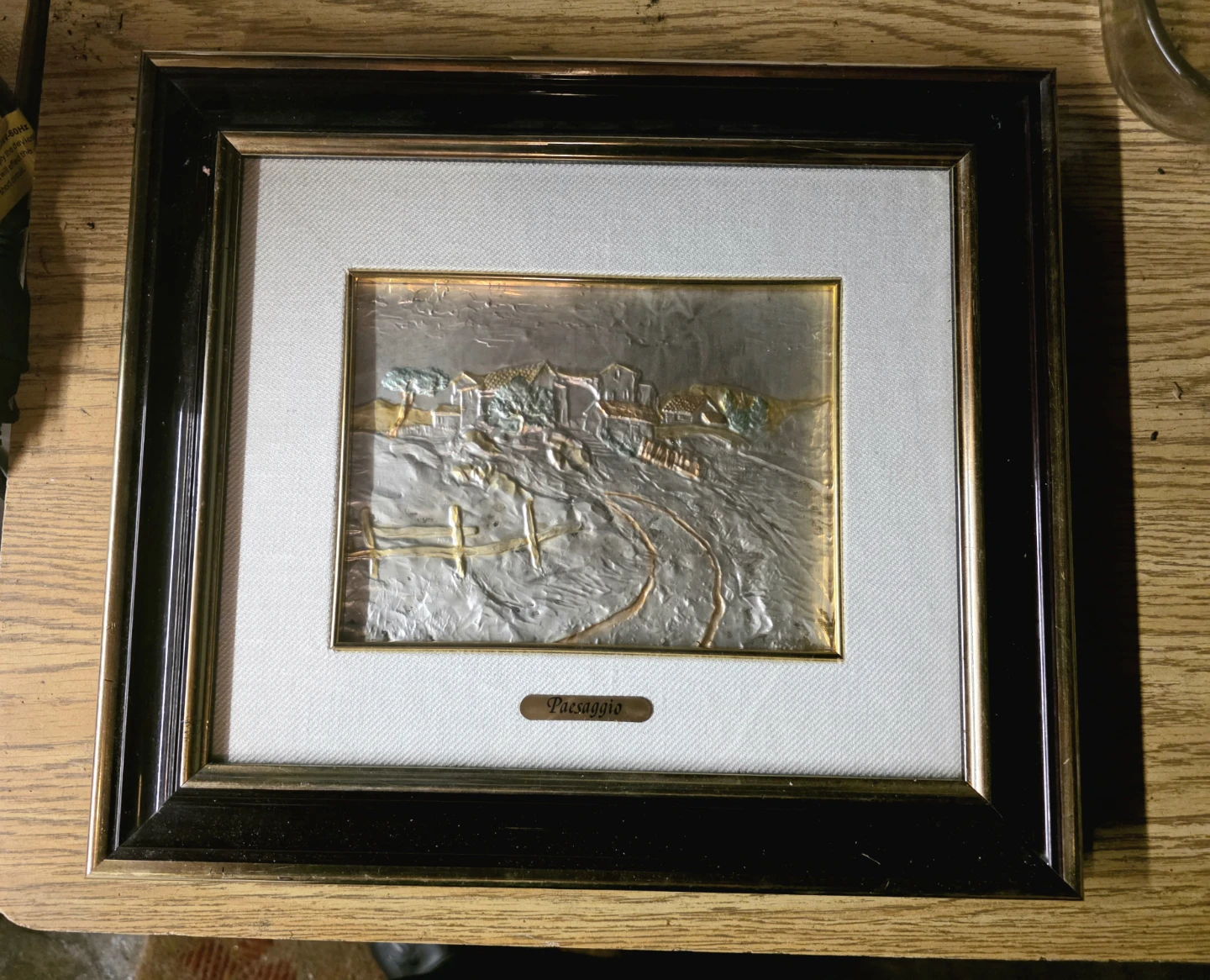 Paesaggio ltalian Landscape Framed Metal Art - photo 2