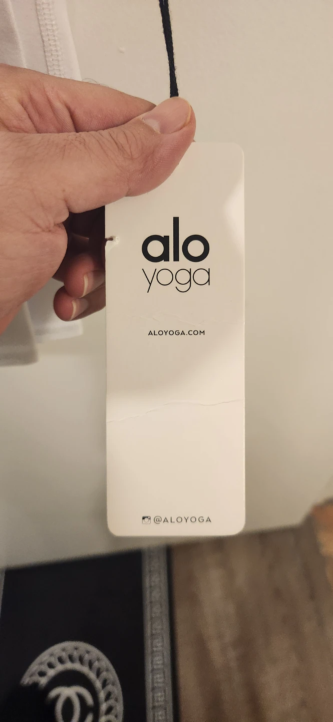 Alo Yoga 7/8 High-Waist Airbrush Legging - White, Size S - photo 2