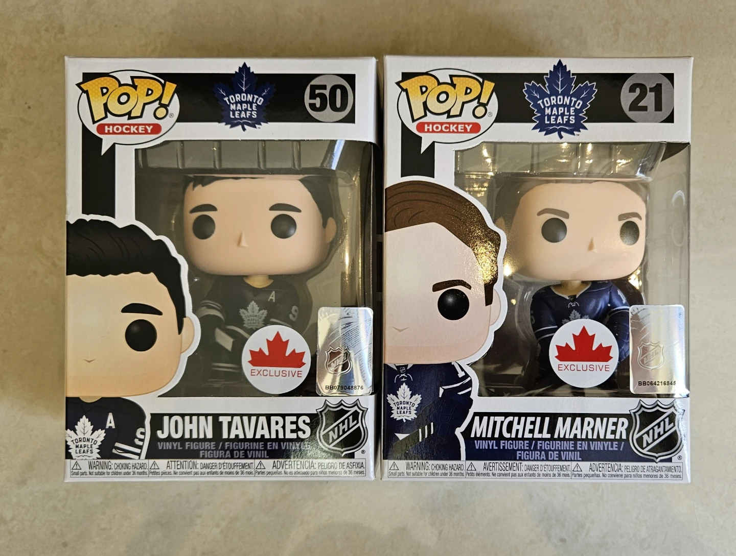 Funko Pop! Toronto Maple Leafs John Tavares & Mitchell Marner