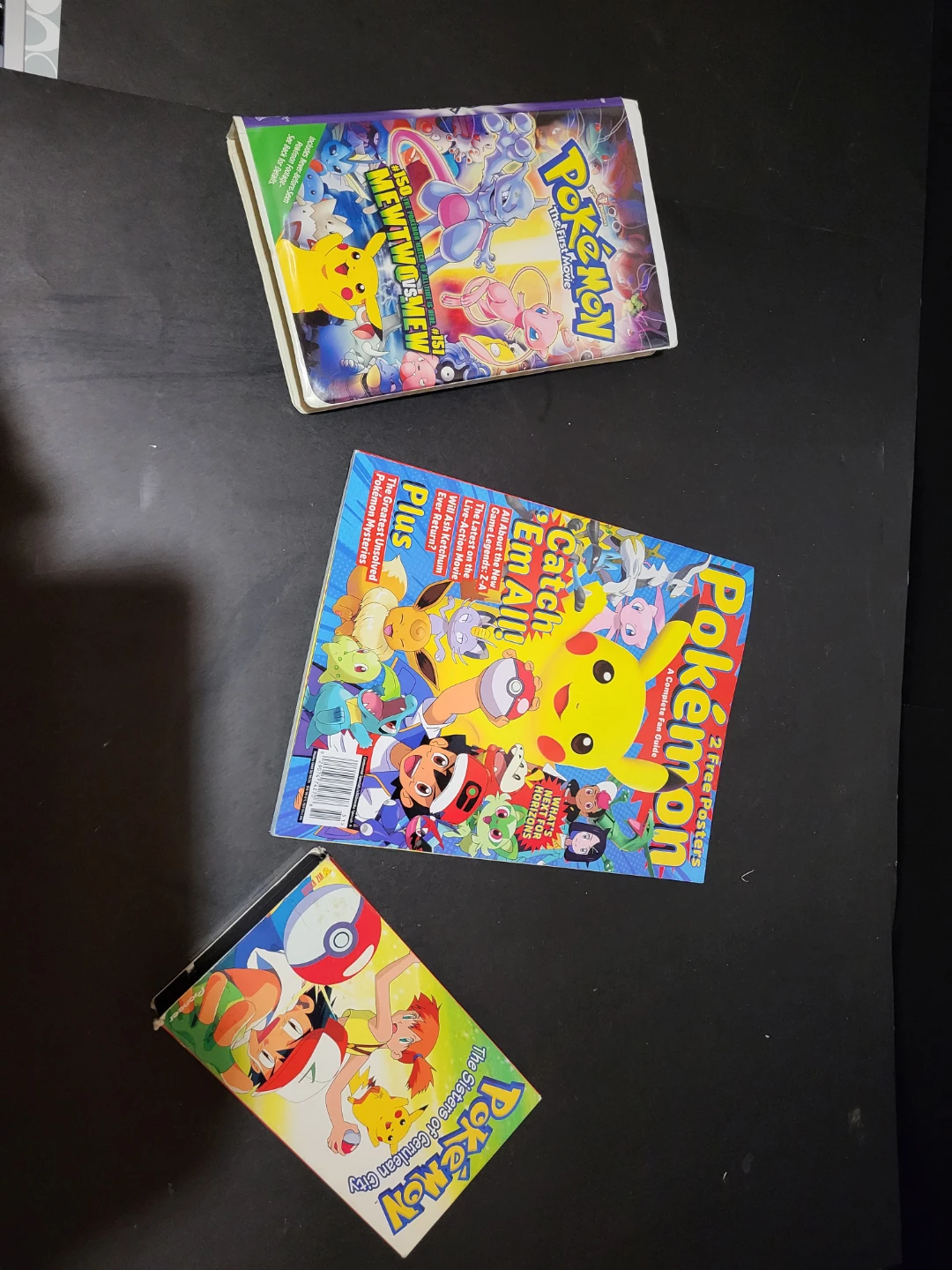 Collectors Pokemon VHS and Magazine
