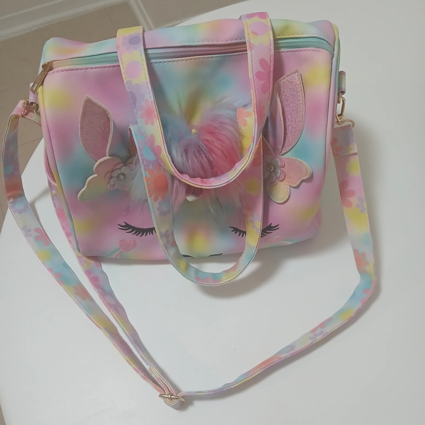 Girls Unicorn Rainbow Bag