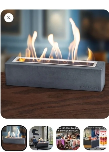 HOUSWISE Vesper Tabletop Fire Pit