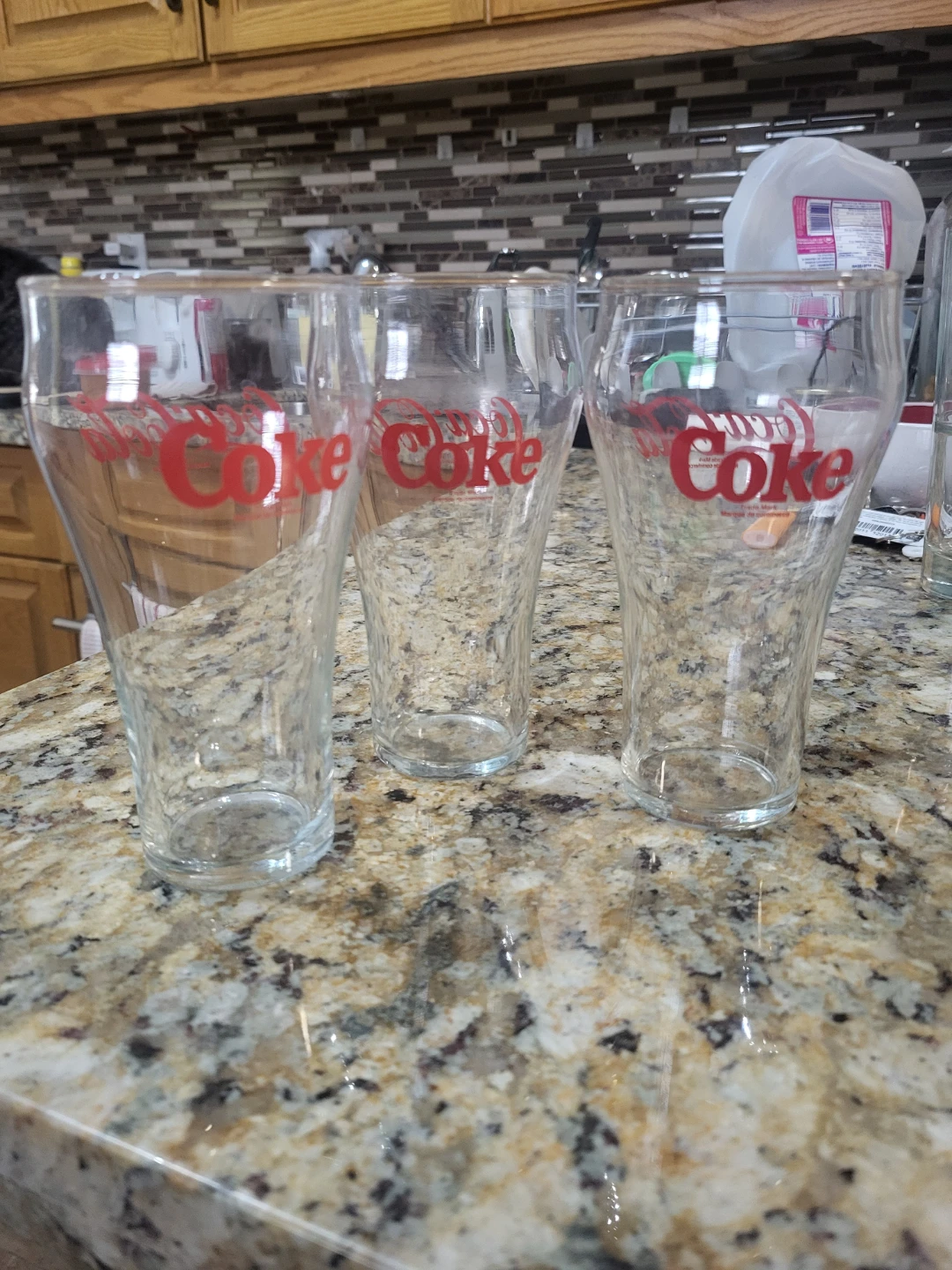 3 Coca-Cola Glasses - photo 2