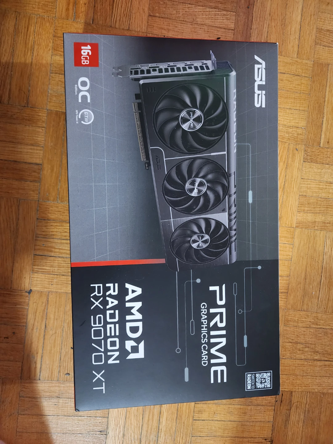 ASUS AMD Radeon RX 9070 XT Prime Graphics Card - photo 2