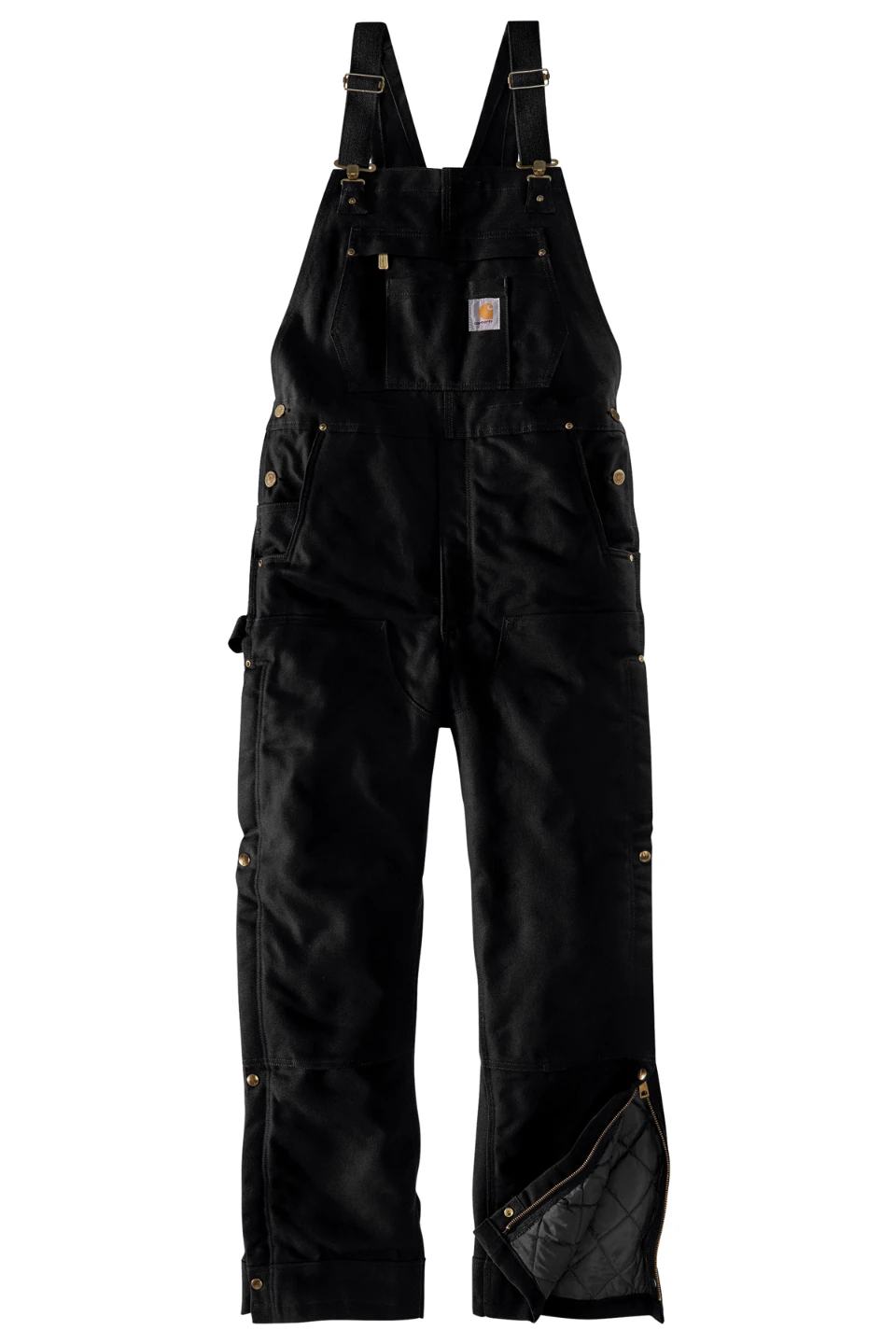 Carhartt Black Insulated Bib Overalls