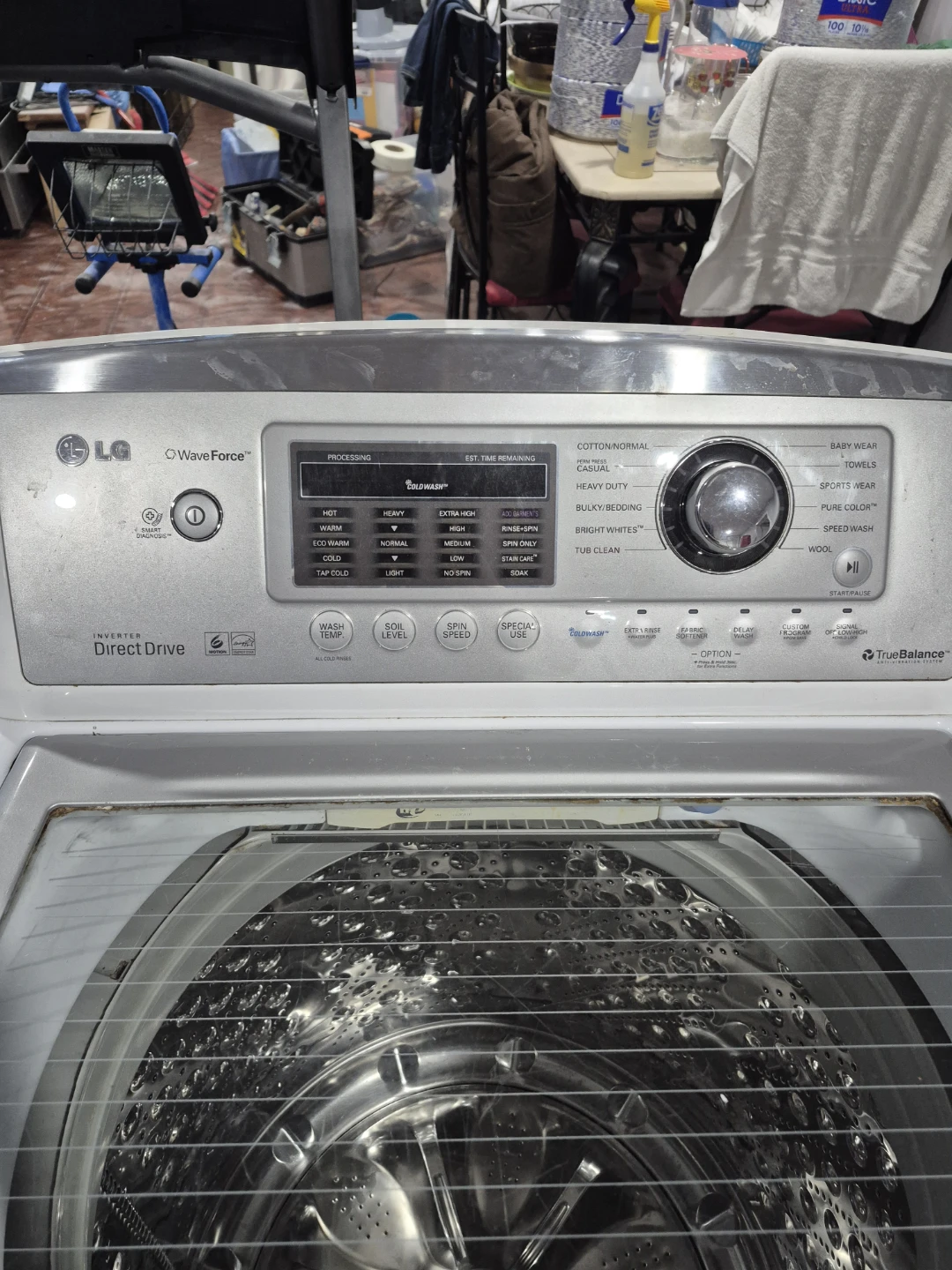 LG WT5070CW WaveForce Top Load Washing Machine - photo 2