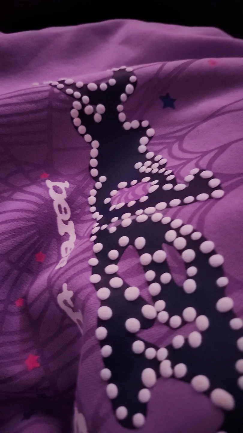 Purple spider hoodie